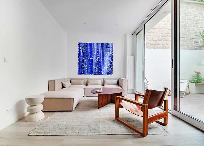 Charming Apt With Patio - 2Bd4P - Monceau Park
